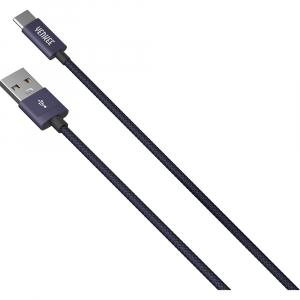 Yenkee USB A 2.0 / USB C szinkronizáló és töltőkábel 1m kék  (YCU 301 BE)